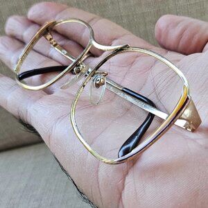 Vintage Topaz Women Eyeglasses Frame Gold Tone Glasses 51[]17 130 Eye Wear